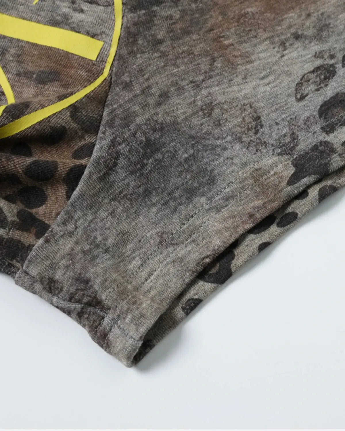Leopard Script Henley Baby Tees | Flation Streetwear