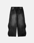 Flation Brand Washed Baggy Denim Pants