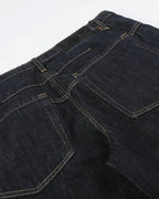 Button Detail Raw Wide-Leg Jeans | Flation Streetwear