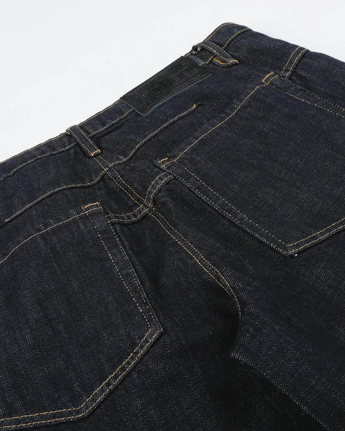Button Detail Raw Wide-Leg Jeans | Flation Streetwear