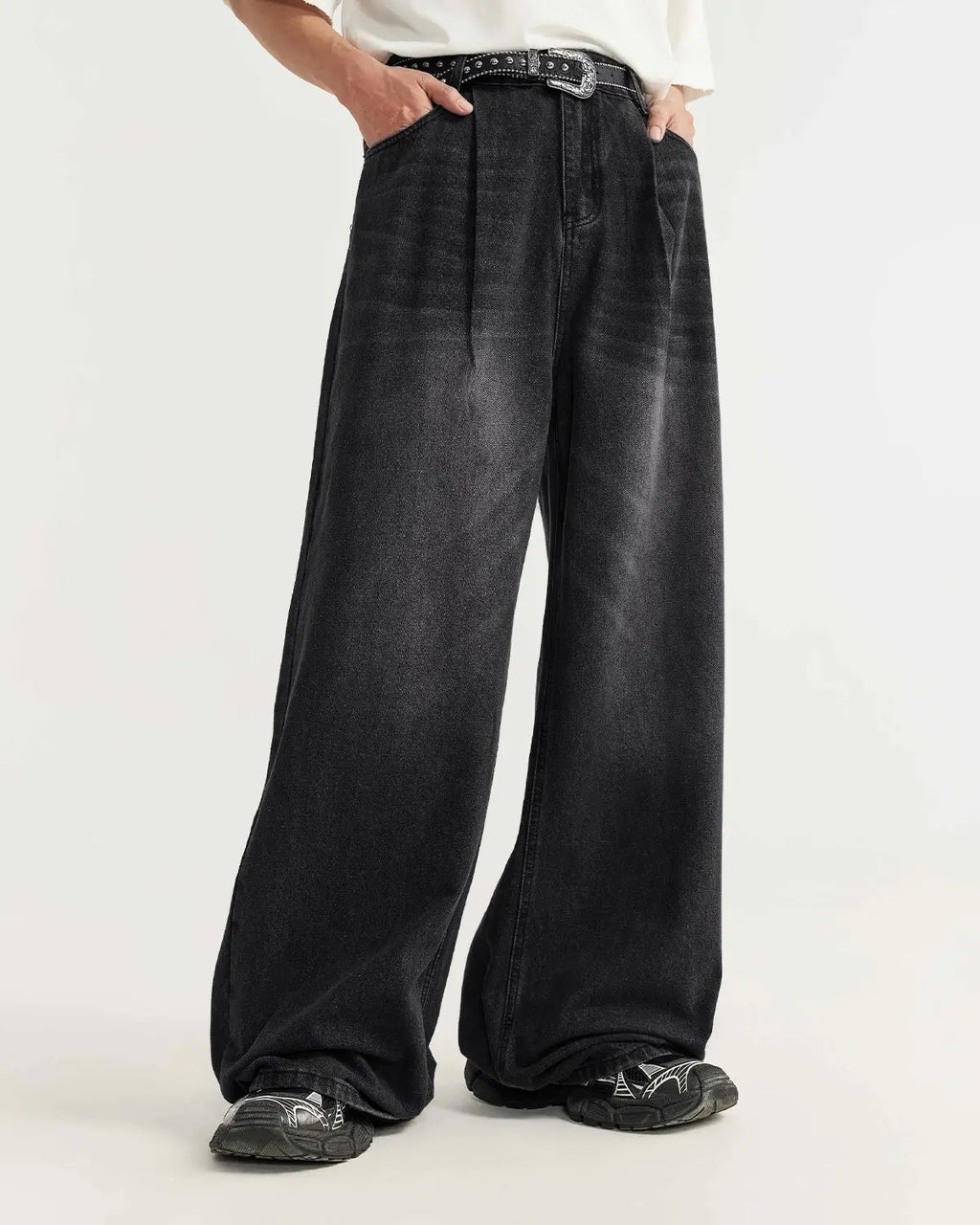 Chill Wide Leg Denim Pants | Flation Streetwear