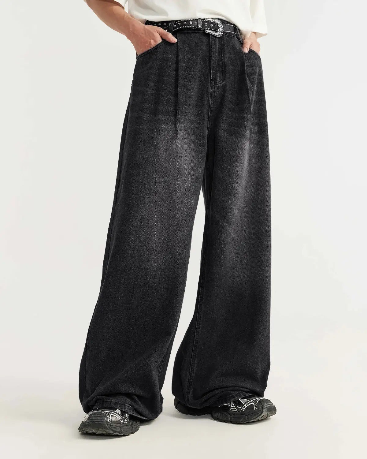 Chill Wide Leg Denim Pants | Flation Streetwear