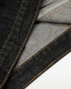 Black Multi Pockets Denim Jacket | Flation Streetwear