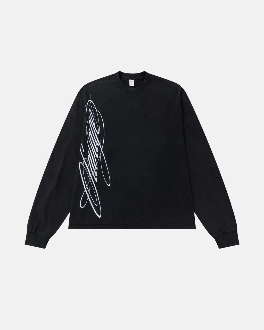 Boxy Script Graphic Washed T-Shirts | Flation Streetwear