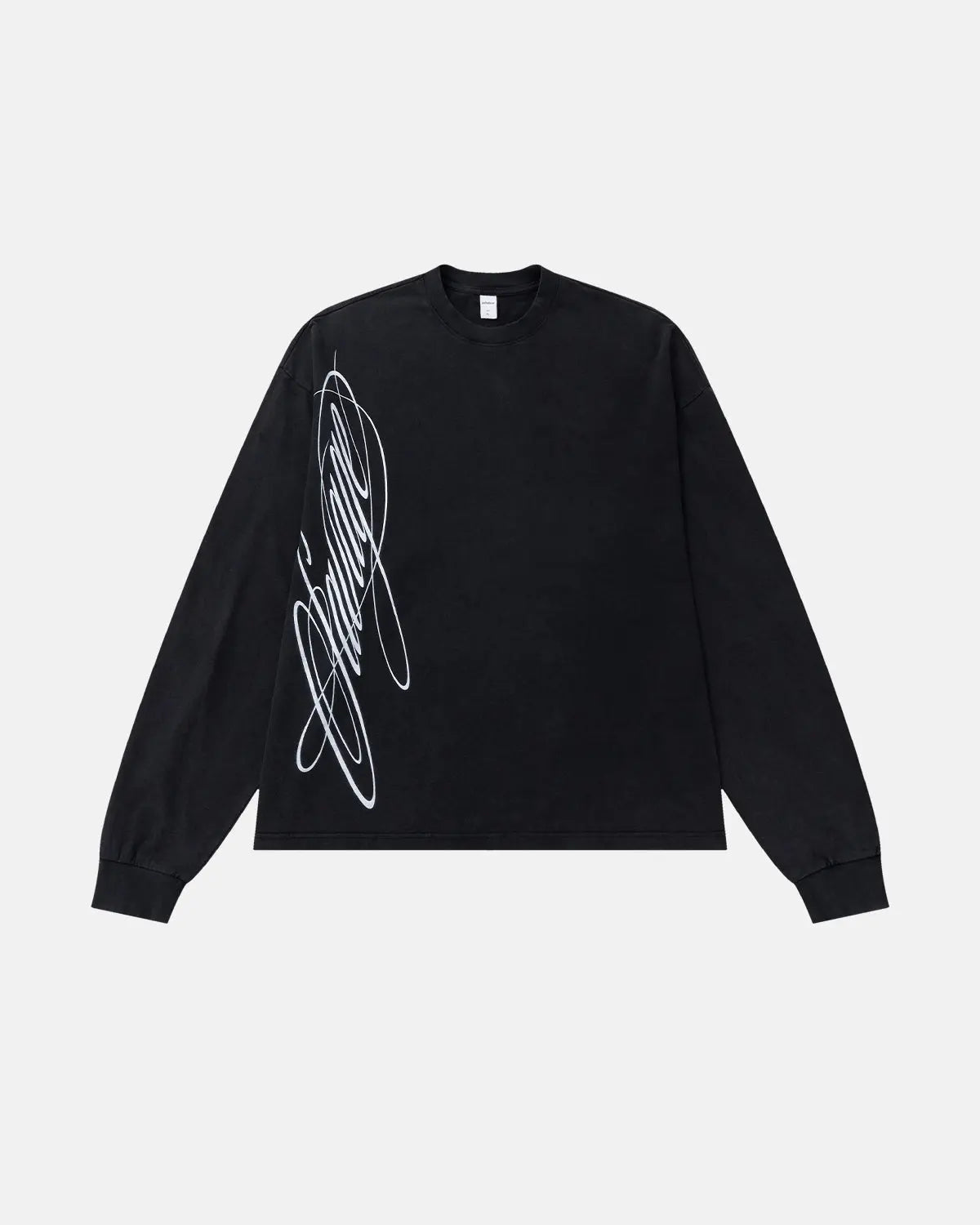 Boxy Script Graphic Washed T-Shirts | Flation Streetwear