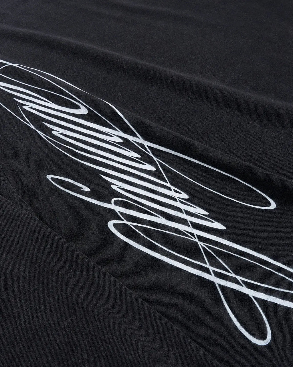 Boxy Script Graphic Washed T-Shirts | Flation Streetwear