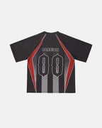 Color Block Letter Graphic Jersey Tee | Flation Streetwear