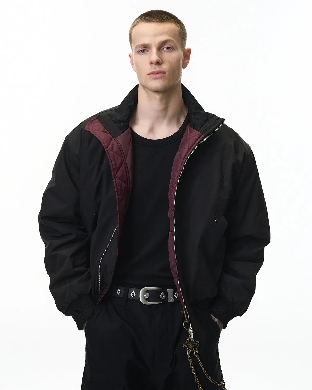 Cotton Padded Bomber Jacket | Flation Streetwear