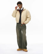 Cotton Padded Bomber Jacket | Flation Streetwear