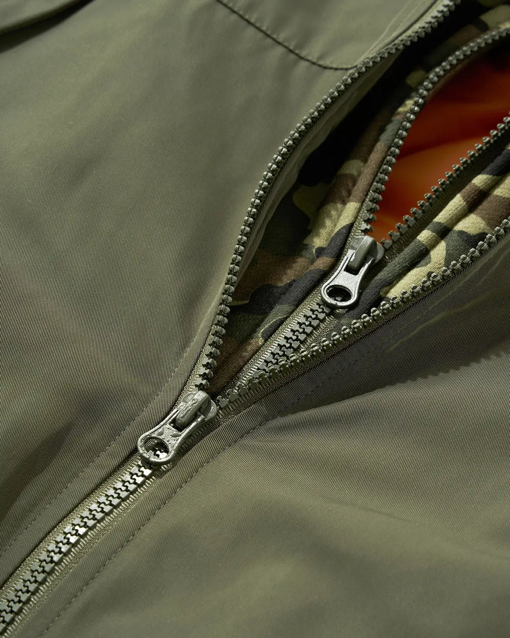 Detachable Layered Camo Bomber Jacket | Flation Streetwear
