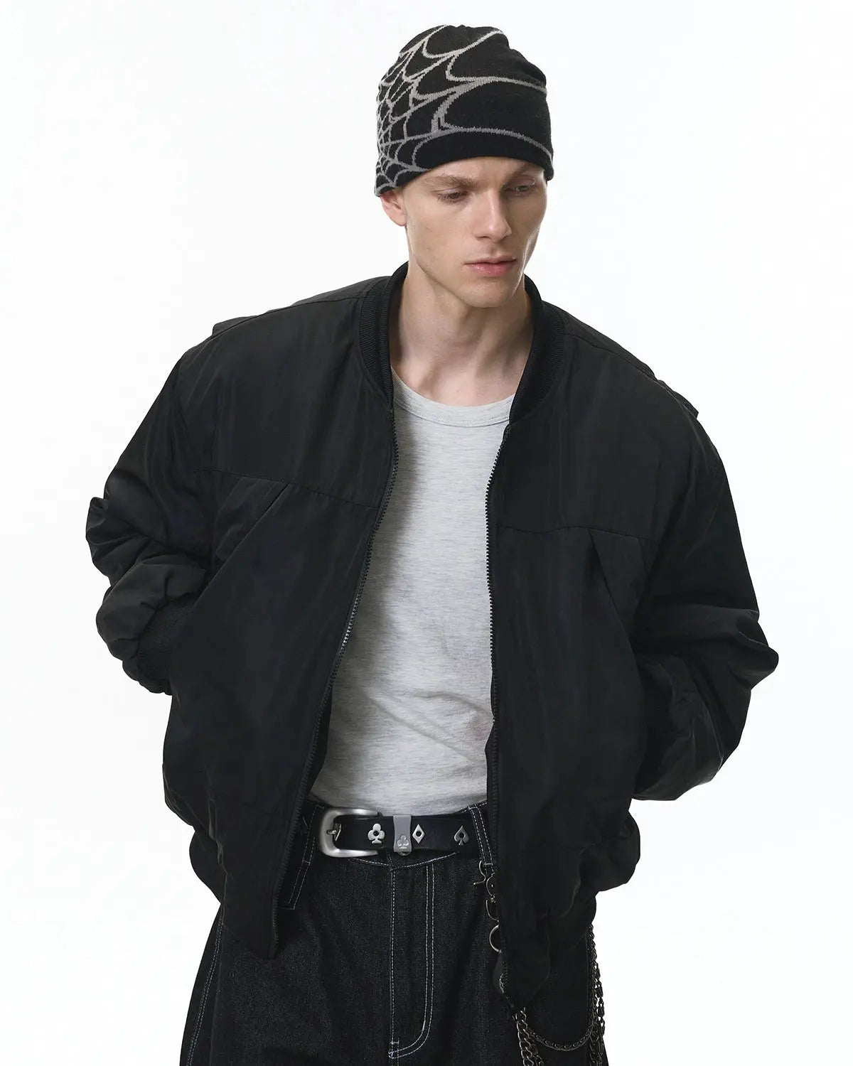 Detachable Layered Camo Bomber Jacket | Flation Streetwear