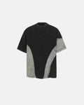 Patchwork Washed Boxy Cropped T-Shirt | Flation Streetwear