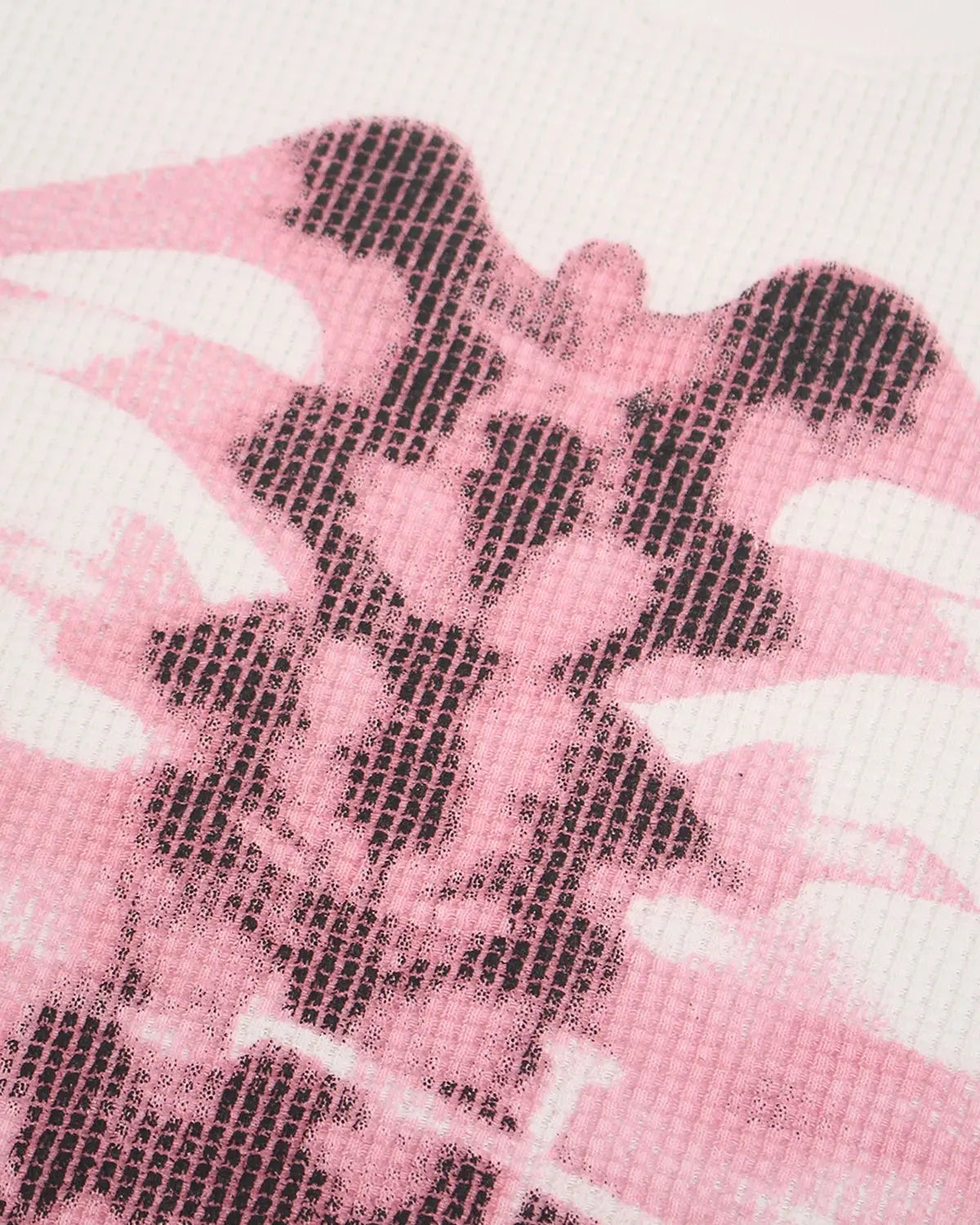 Pink X-Ray Skeleton Boxy T-Shirt | Flation Streetwear
