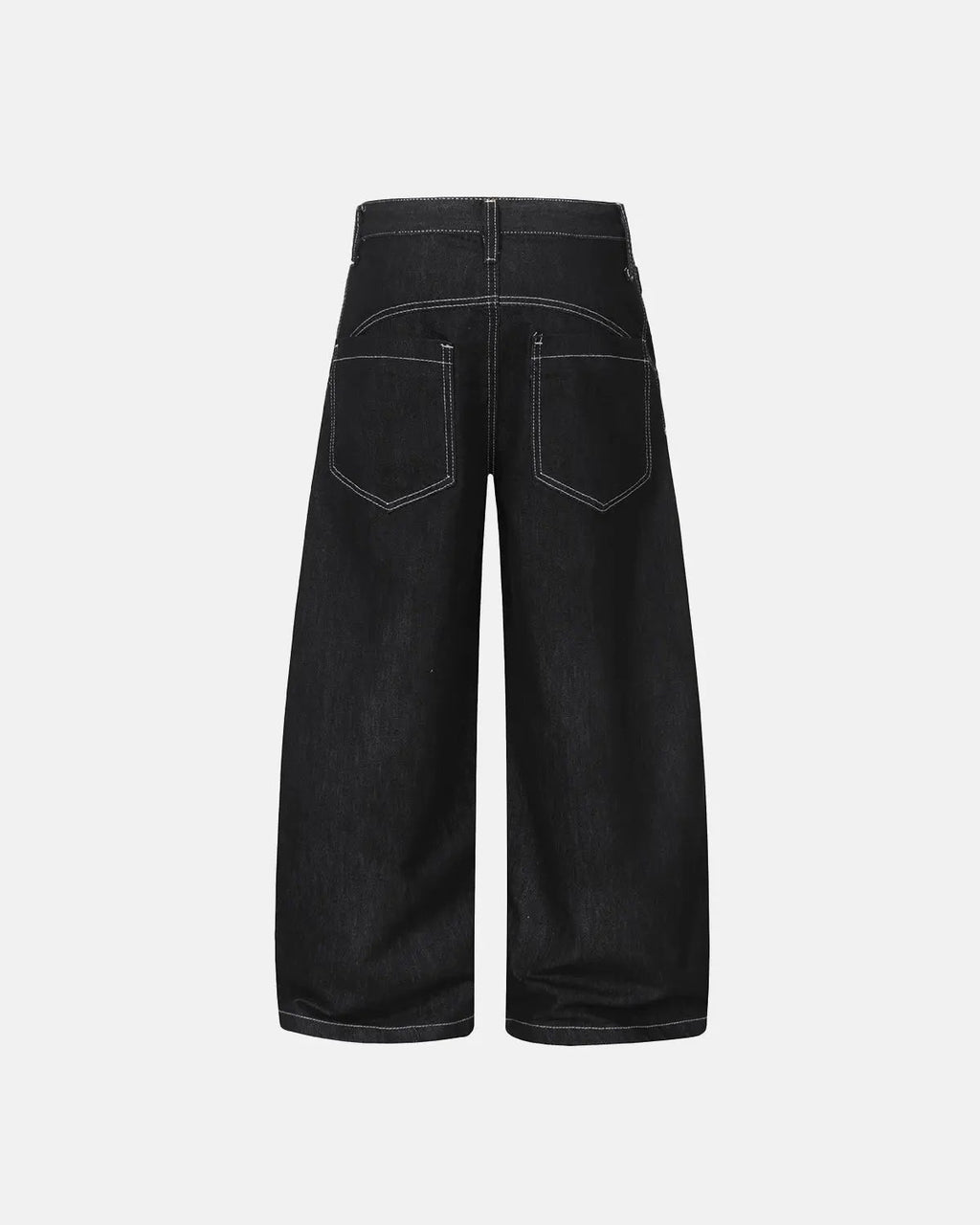 Raw Metal Clasp Baggy Jeans | Flation Streetwear