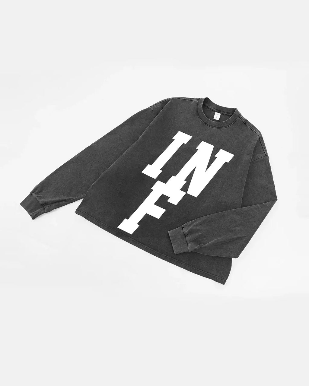 Reflective Logo Acid Wash Tees | Flation Streetewear