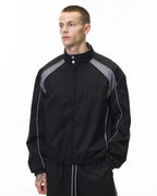 Reflective Windbreaker Track Jacket | Flation Streetwear
