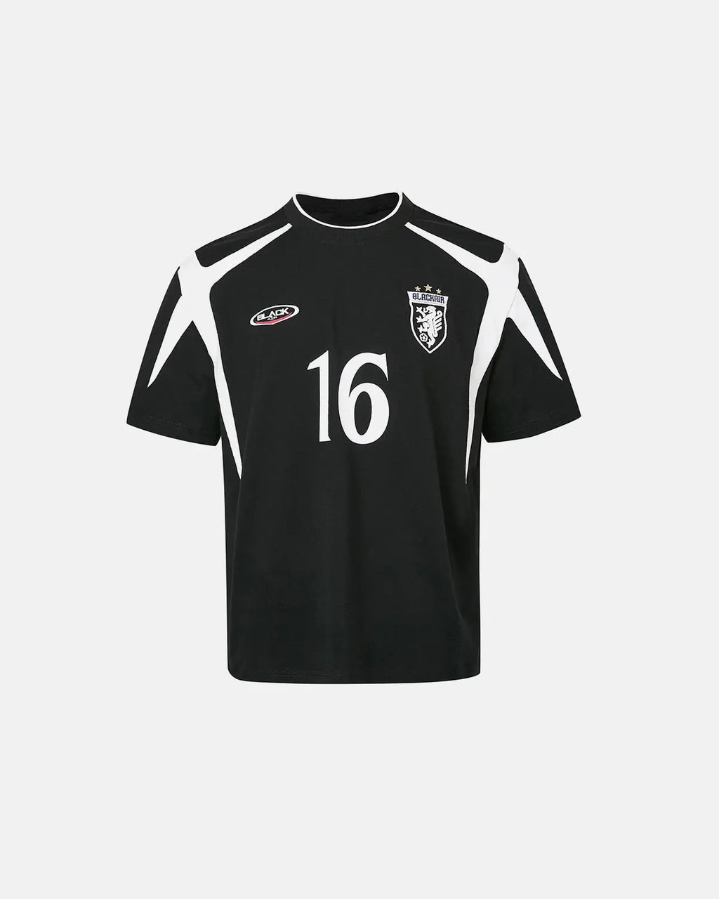 Retro Color Block Embroidered Jersey T-Shirt | Flation Streetwear