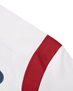 Retro Color Block Embroidered Jersey T-Shirt | Flation Streetwear