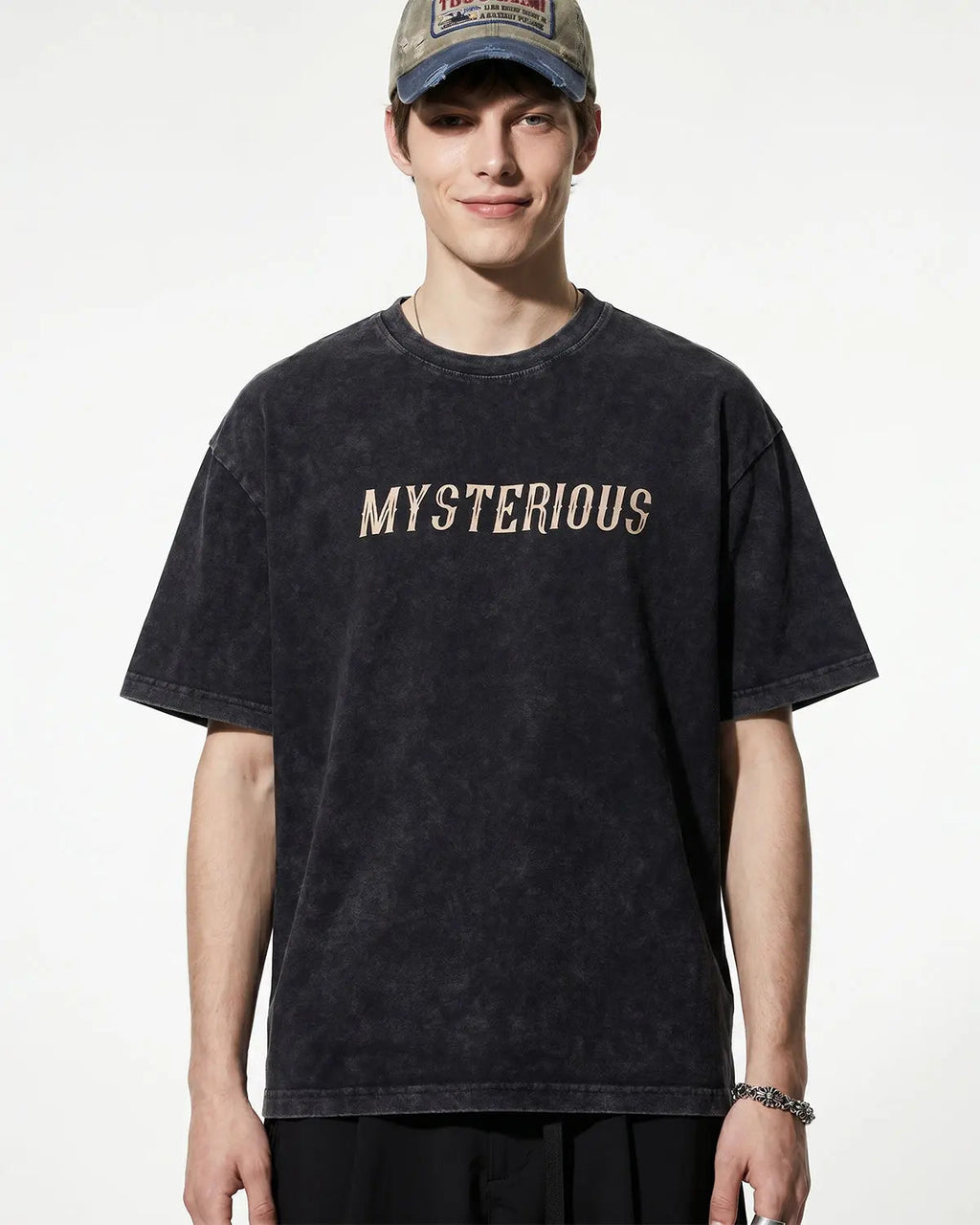 Retro Washed Graphic Cotton T-Shirt | Flation Streetwear