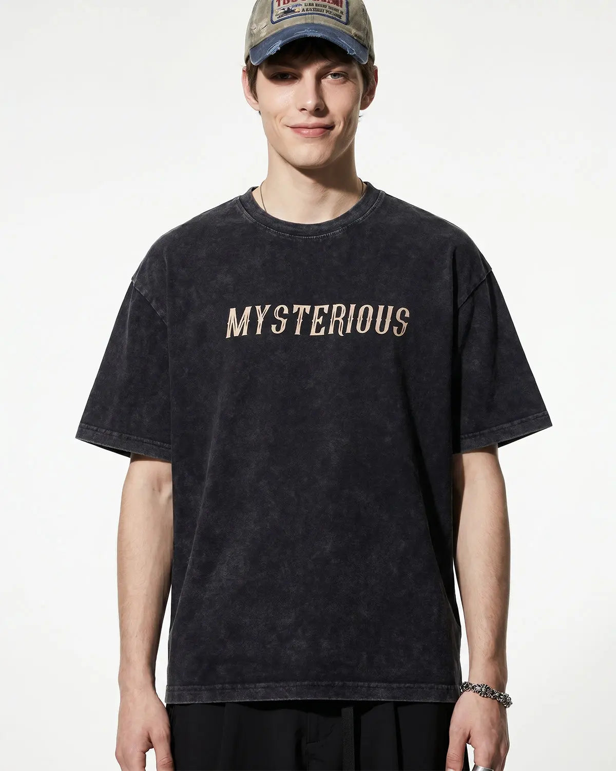 Retro Washed Graphic Cotton T-Shirt | Flation Streetwear