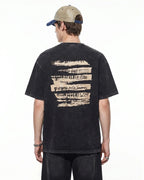 Retro Washed Graphic Cotton T-Shirt | Flation Streetwear