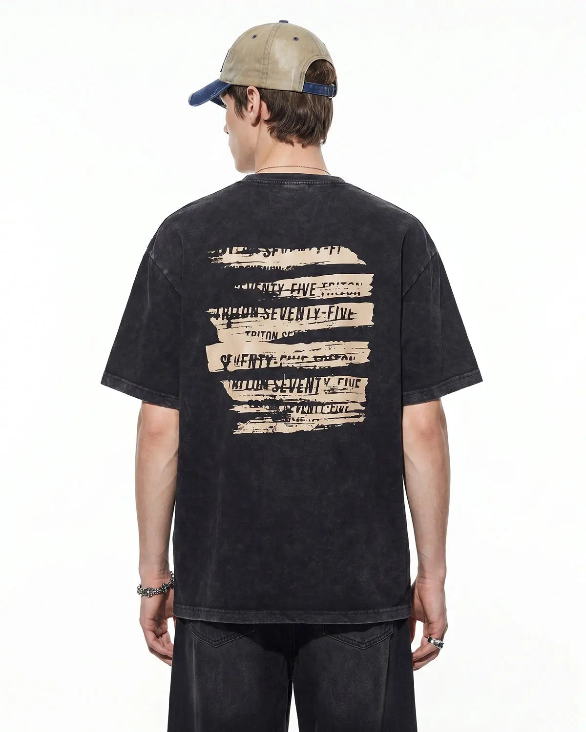 Retro Washed Graphic Cotton T-Shirt | Flation Streetwear