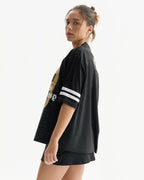 Satin Patchwork Mesh Jersey | Flation Streetwear