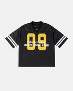 Satin Patchwork Mesh Jersey | Flation Streetwear