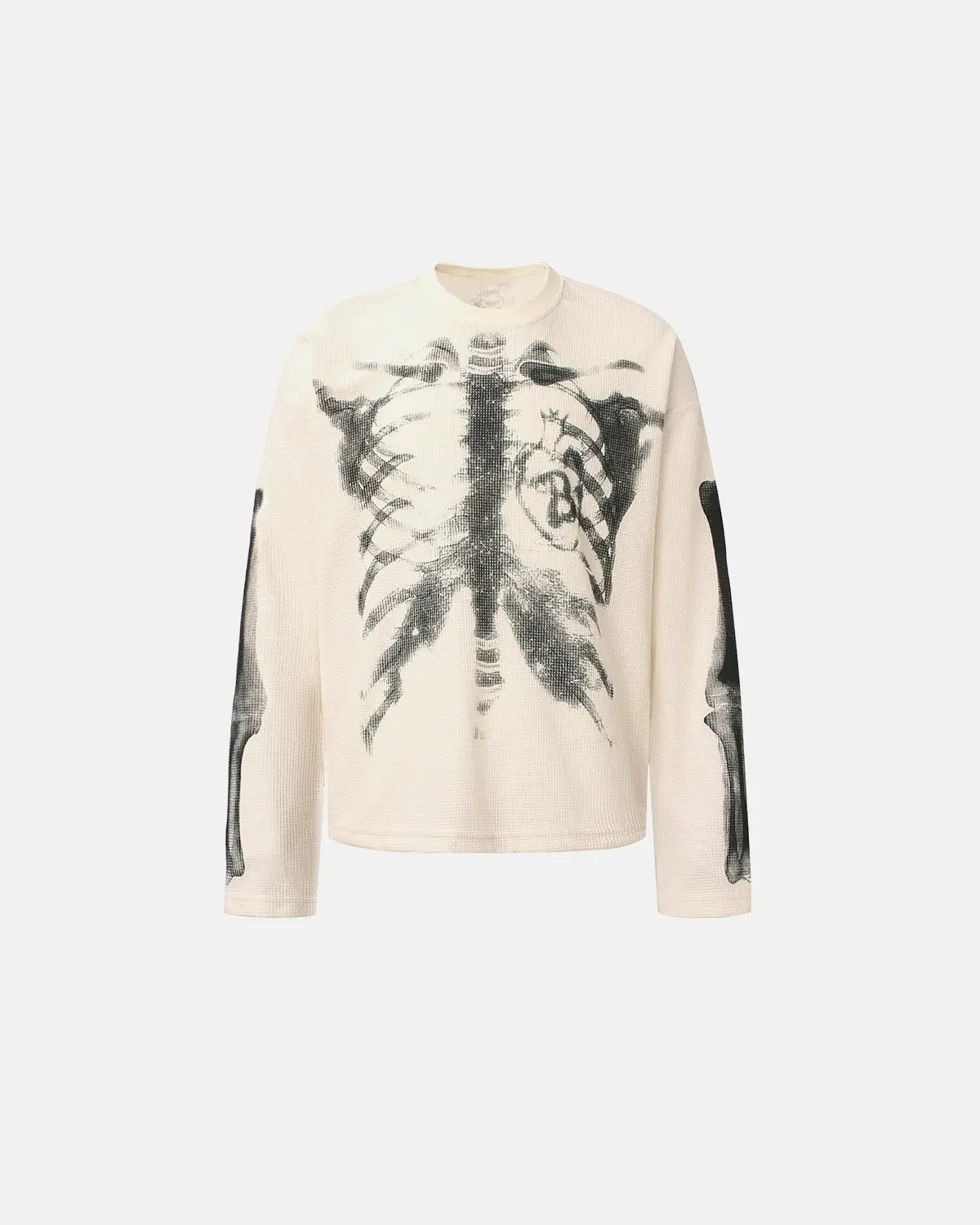 Skeleton Graphic Washed Long Sleeve | Flation Streetwear
