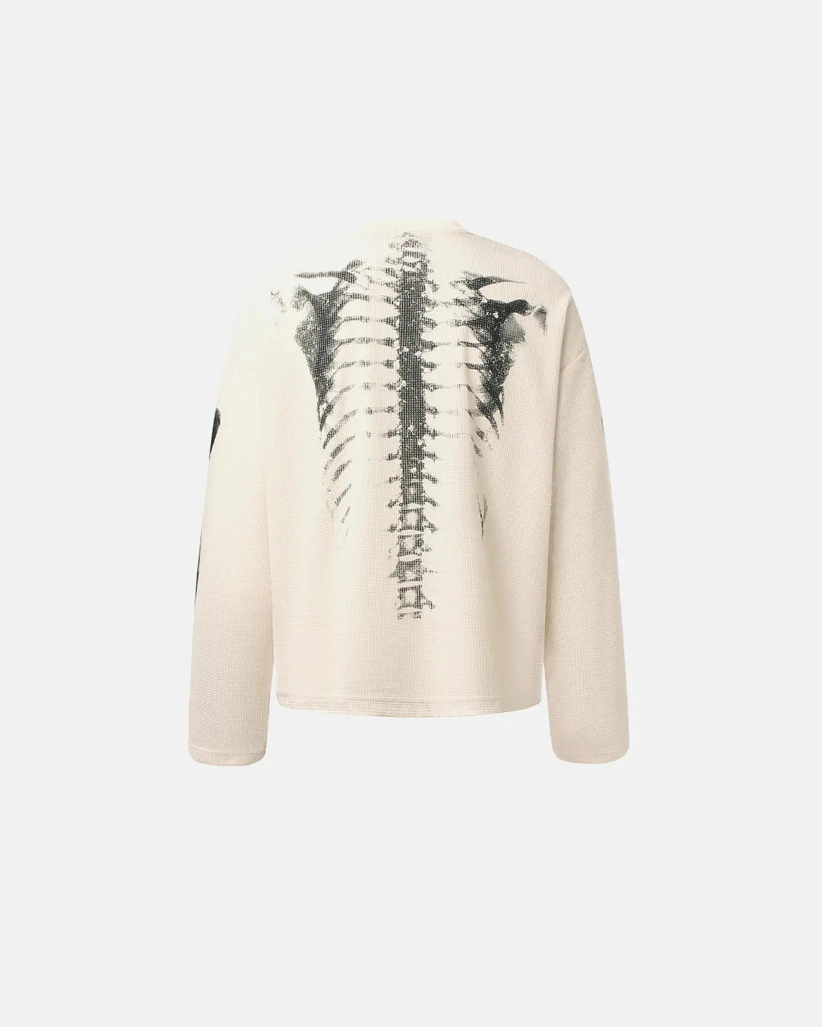 Skeleton Graphic Washed Long Sleeve | Flation Streetwear