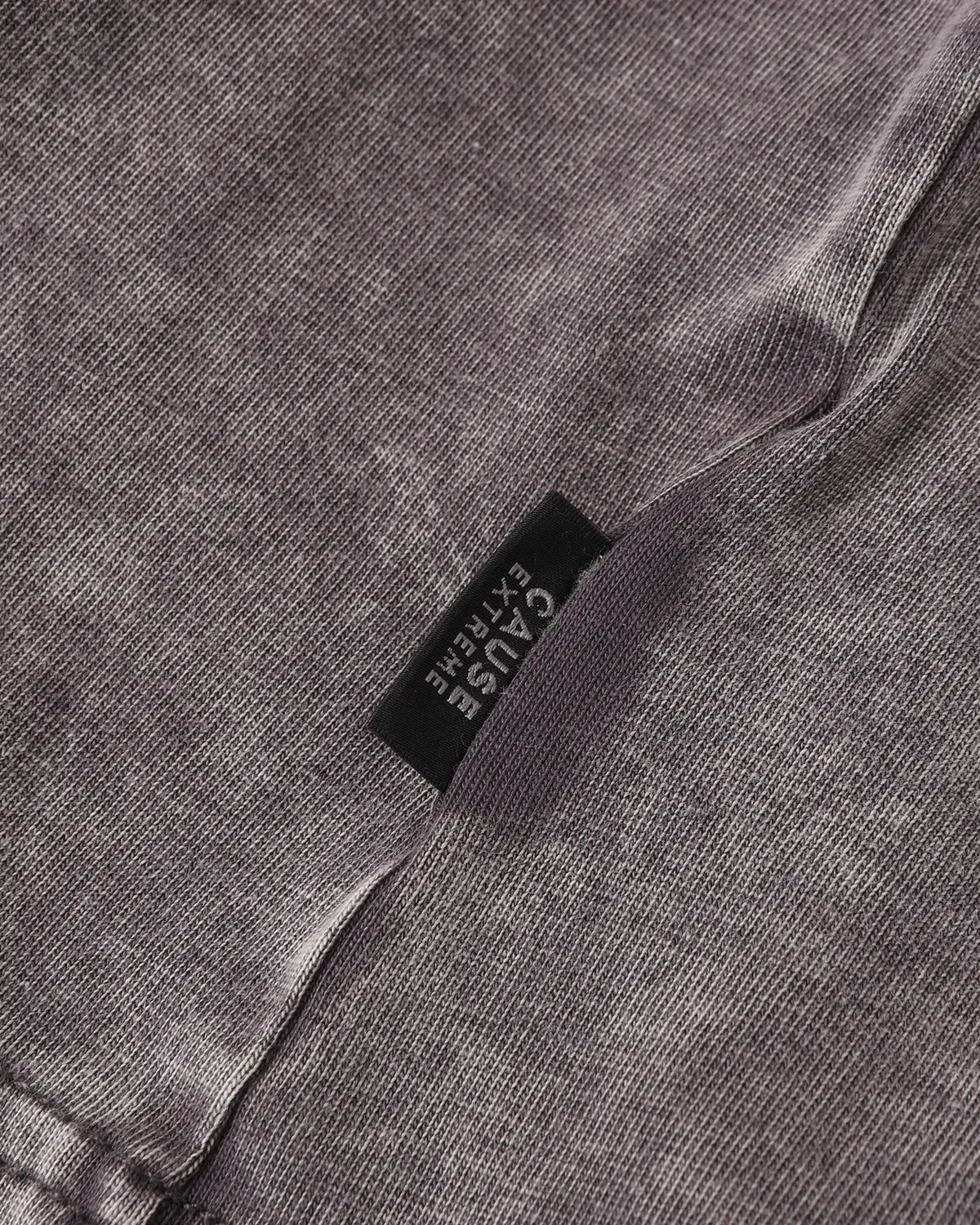 Textured Patchwork Washed T-Shirt | Flation Streetwear