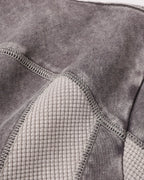 Textured Patchwork Washed T-Shirt | Flation Streetwear