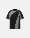Textured Patchwork Washed T-Shirt | Flation Streetwear