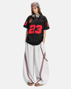 Varsity Number Applique T-Shirt | Flation Streetwear