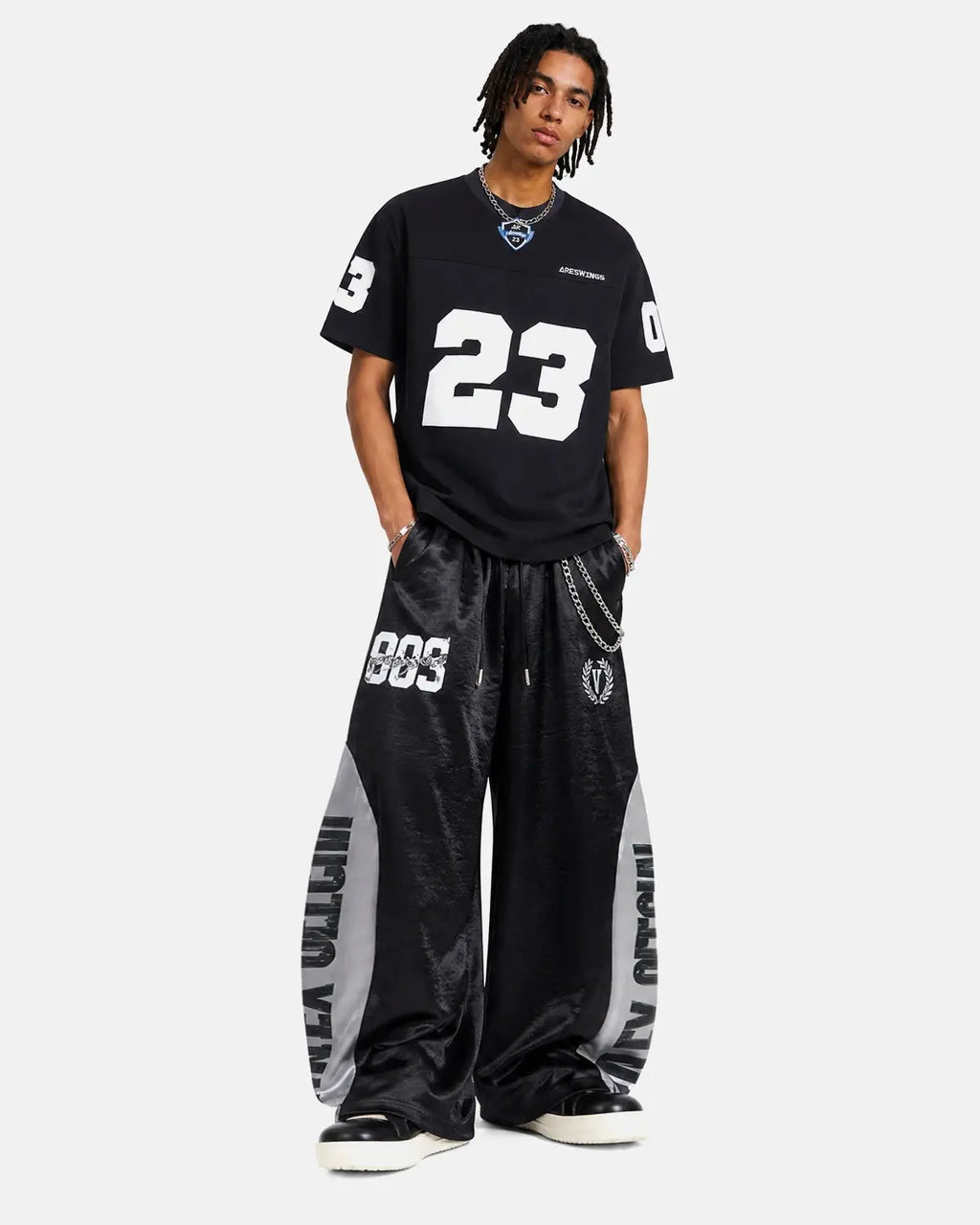 Varsity Number Applique T-Shirt | Flation Streetwear