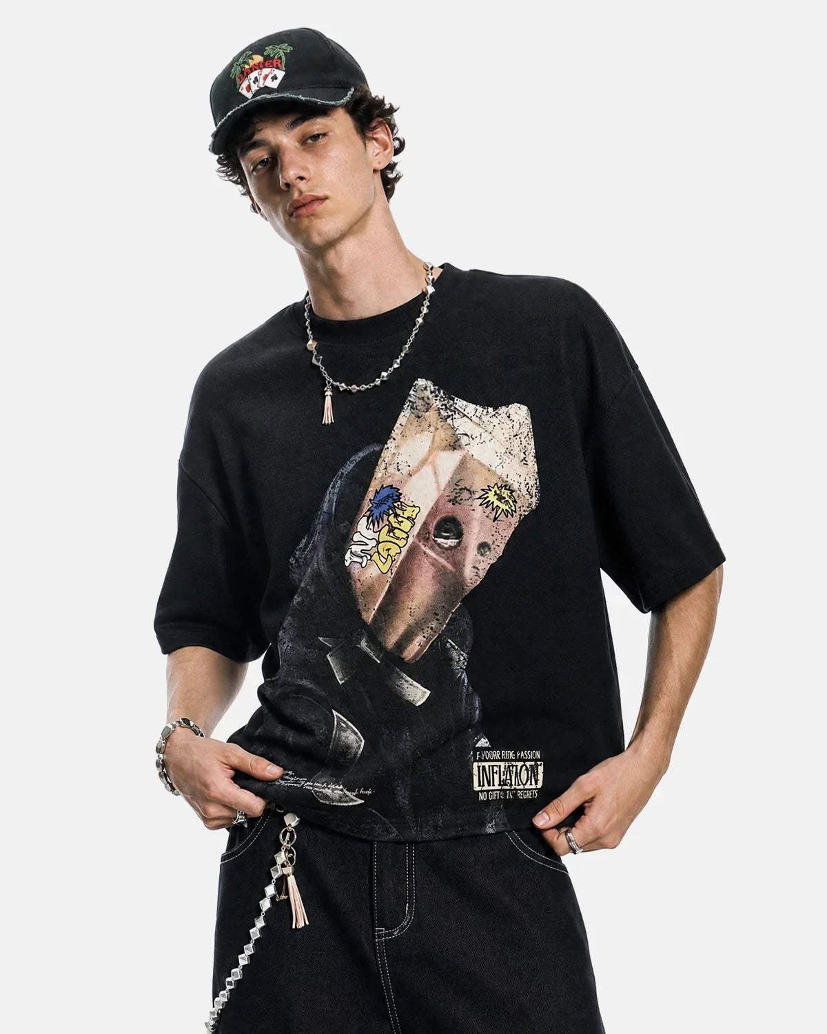 Washed Boxy Graphic Tees | Flation Streetwear