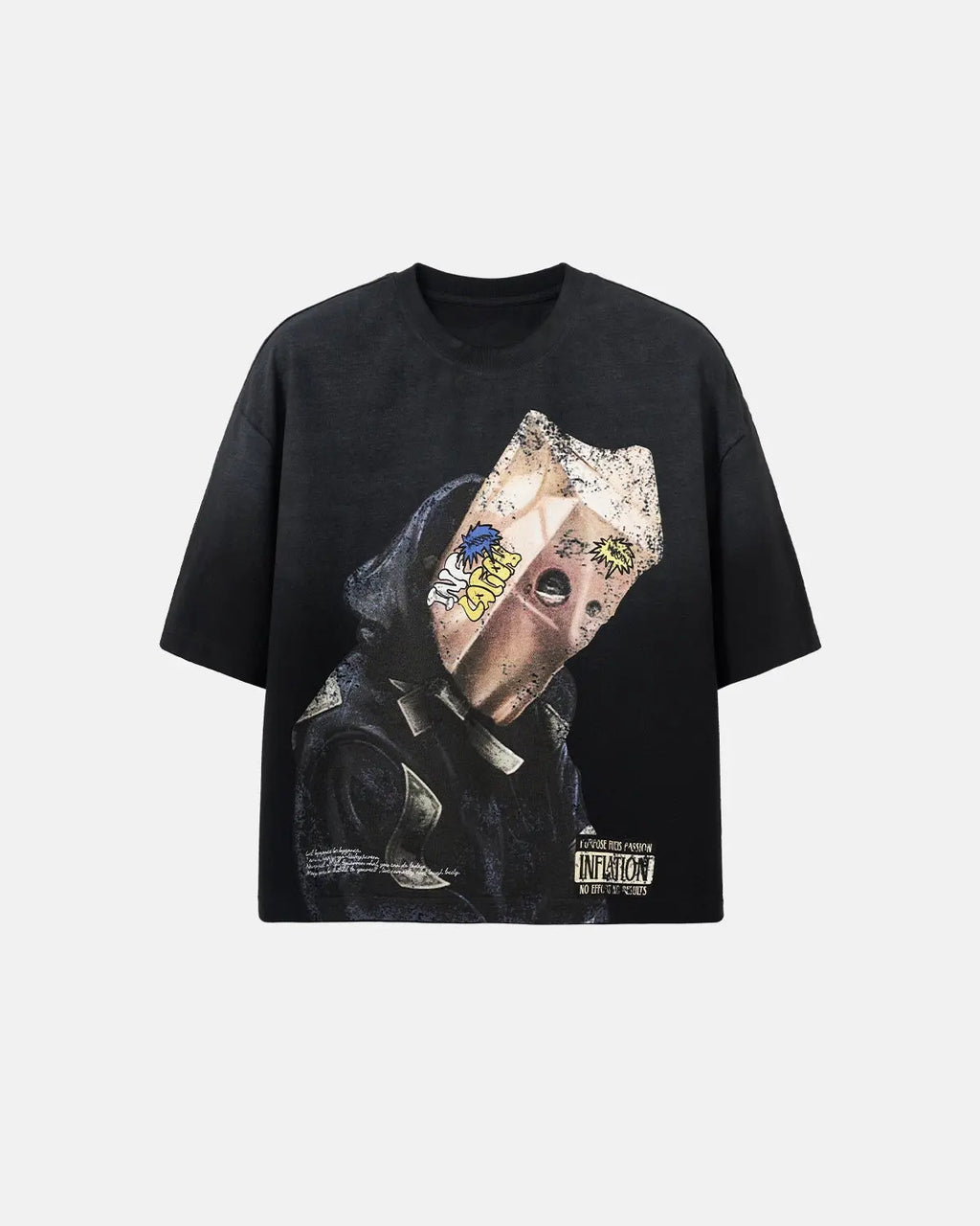 Washed Boxy Graphic Tees | Flation Streetwear