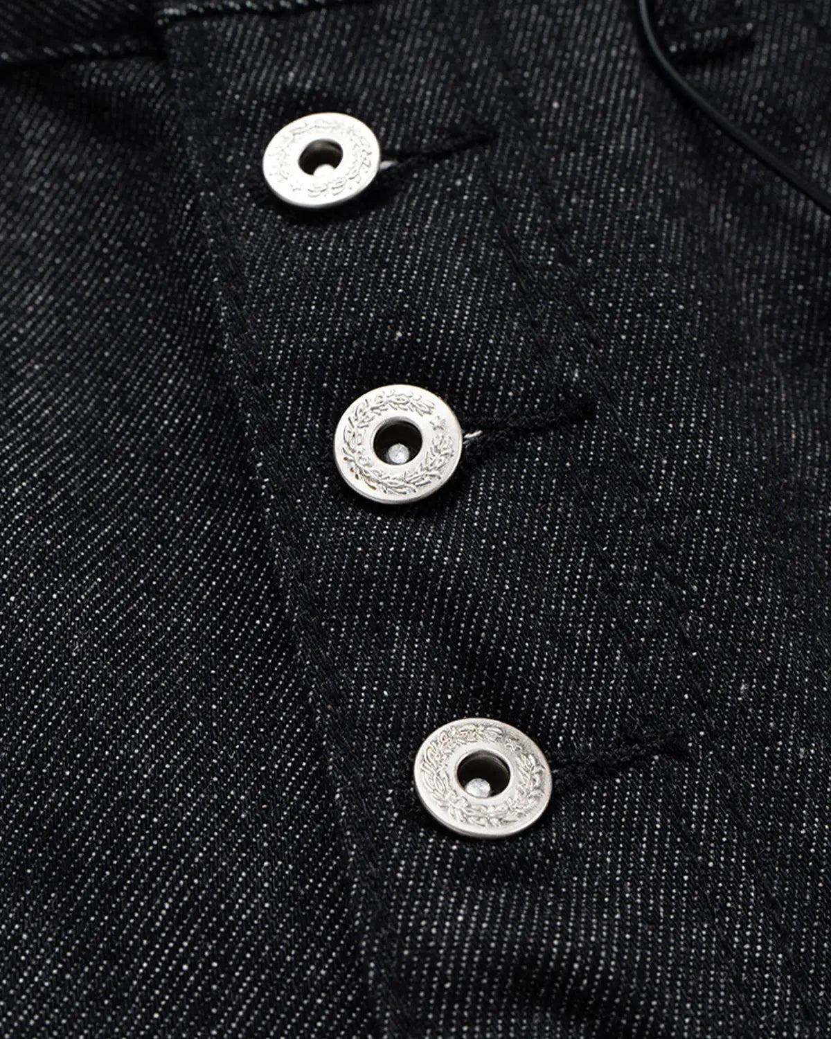 Flation Streetwear Buttons Up Raw Baggy Jeans