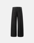 Raw Buttons Up Baggy Jeans | Flation Streetwear