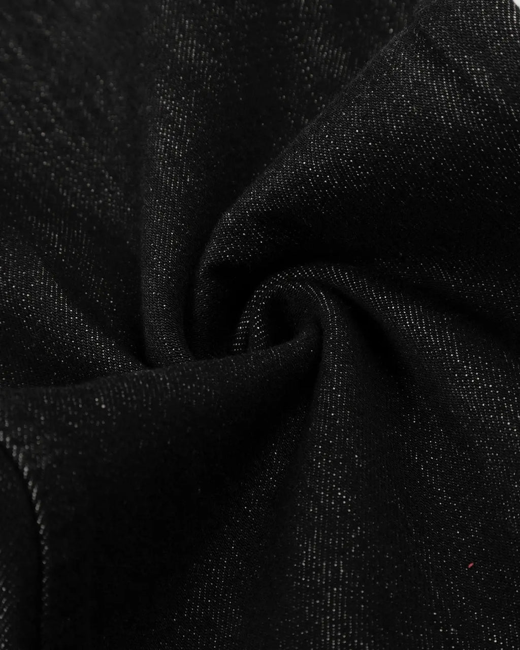 Raw Buttons Up Baggy Jeans | Flation Streetwear