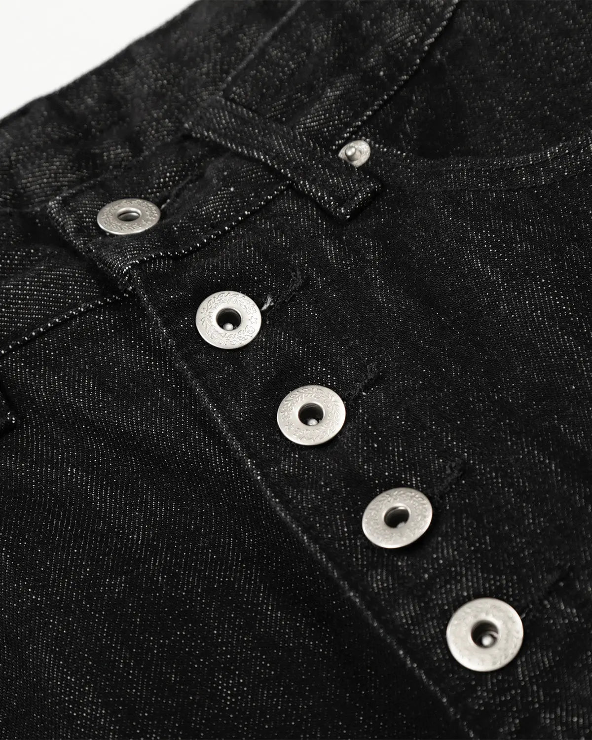 Raw Buttons Up Baggy Jeans | Flation Streetwear