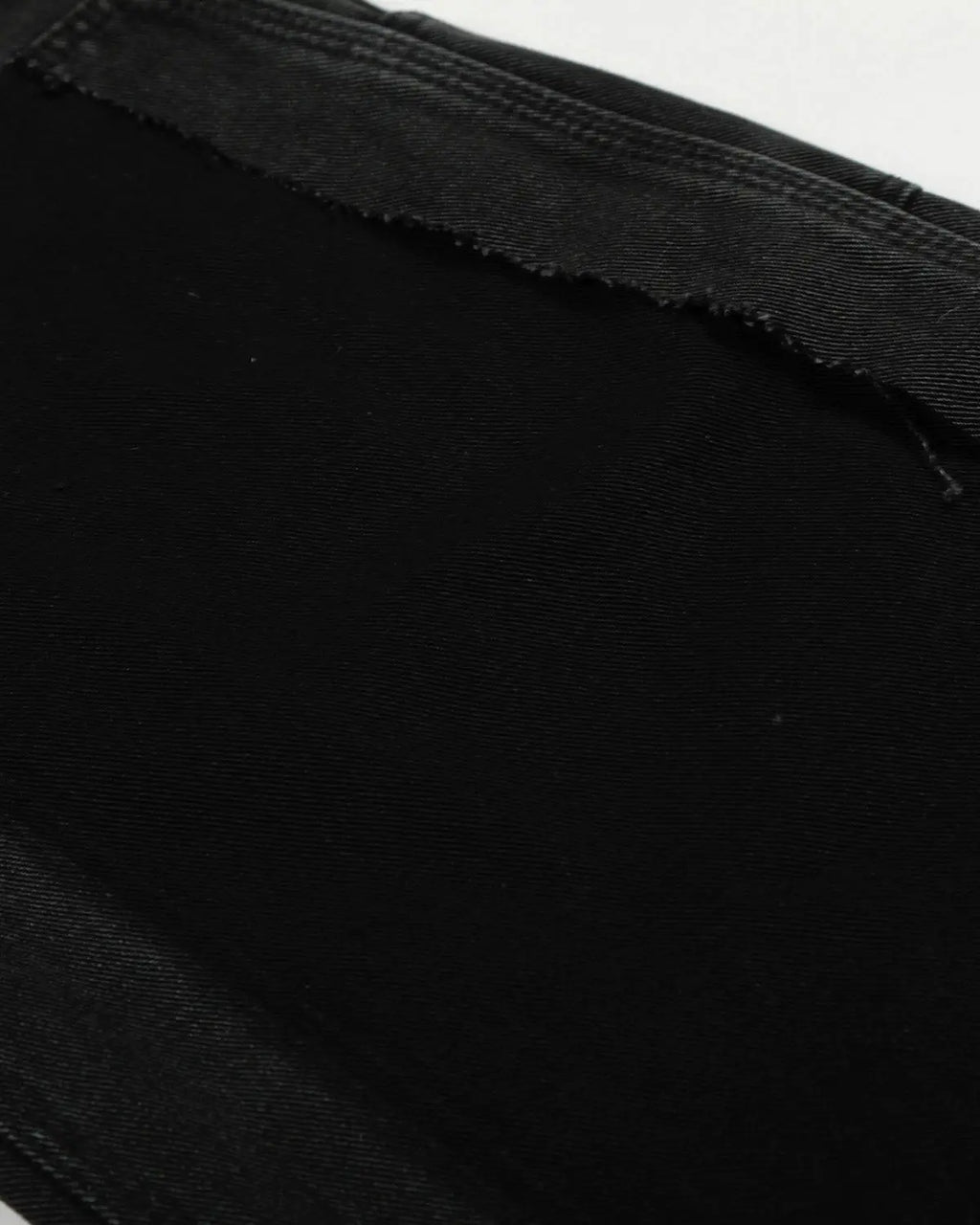 Black Patchwork Barrel Jeans | Flation Streetwear