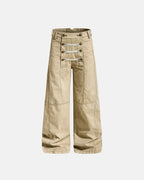 Braided Rope Barrel Pants | Flation Streetwear