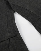 Button Detail Deconstructed Raw Baggy Jeans | Flation Streetwear