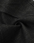 Button Detail Deconstructed Raw Baggy Jeans | Flation Streetwear