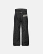 Button Fly Raw Baggy Jeans | Flation Streetwear
