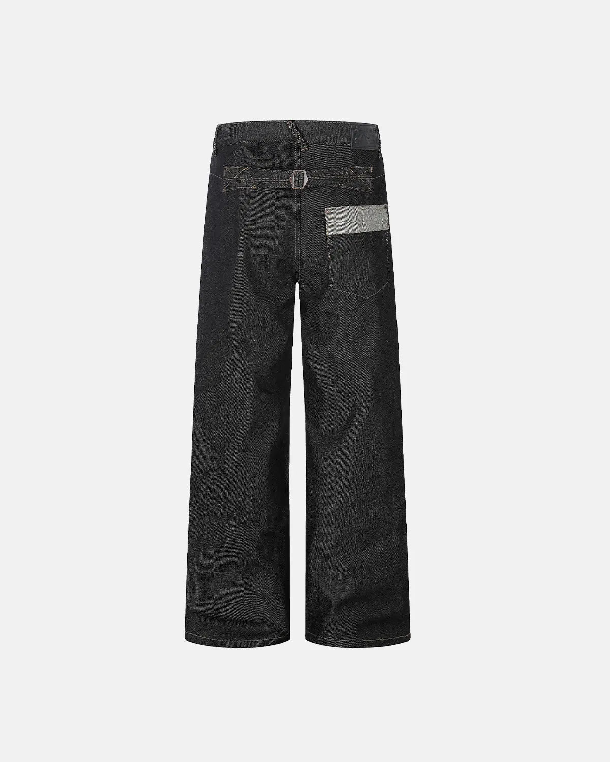 Button Fly Raw Baggy Jeans | Flation Streetwear