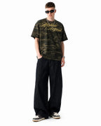 Embroidered Raw Baggy Jeans | Flation Streetwear