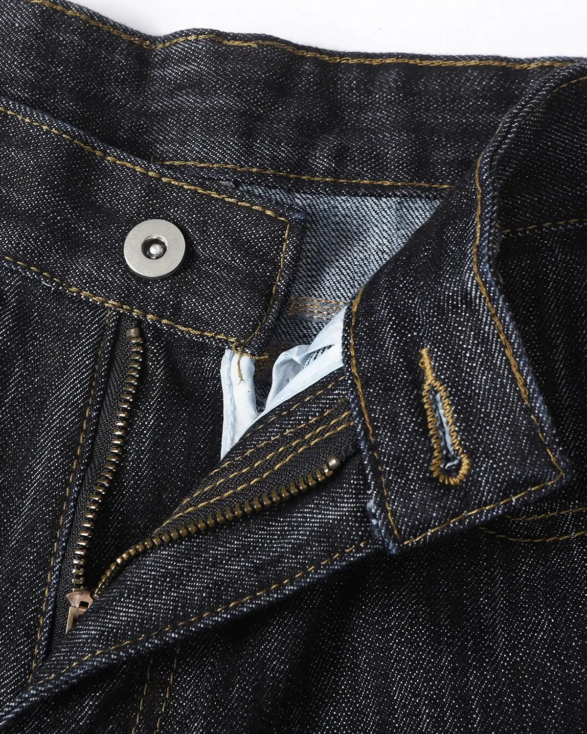 Embroidered Raw Baggy Jeans | Flation Streetwear