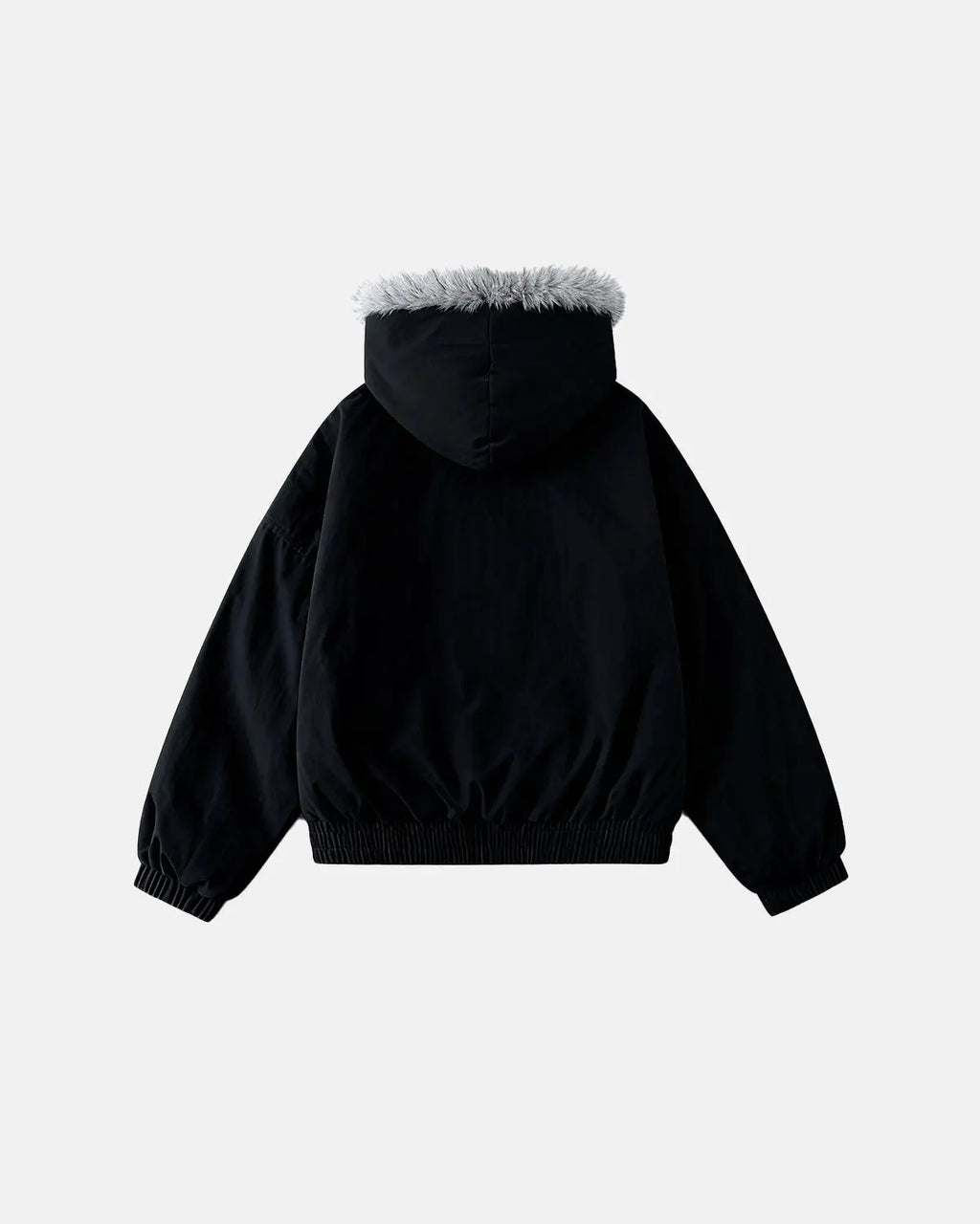 Faux Fur Lined Padded Bomber Jacket | Flation Streetwear